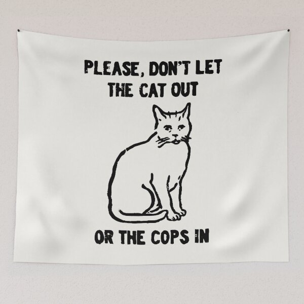 Item preview, Don't let the cat out designed and sold by GabyDark.