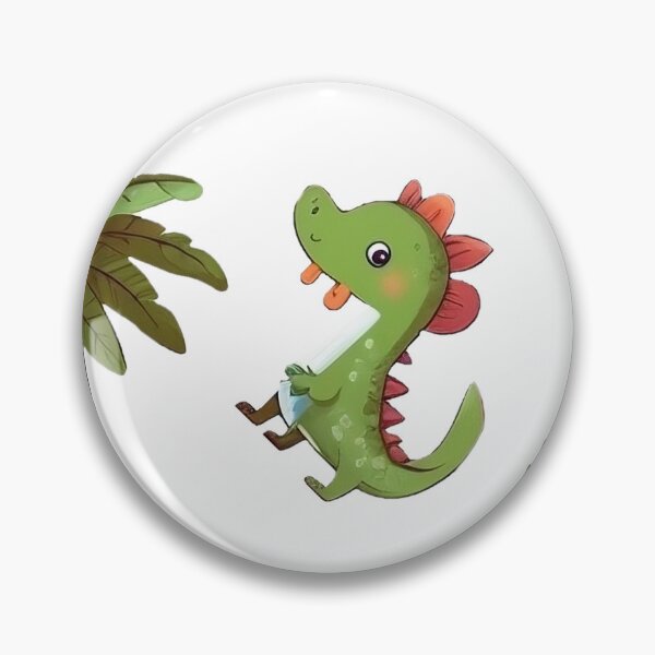 Item preview, cute dinos seamless pattern designed and sold by thesighshop.