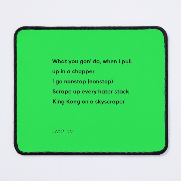 Item preview, Skyscraper lyrics by NCT 127 designed and sold by Ottokajii.