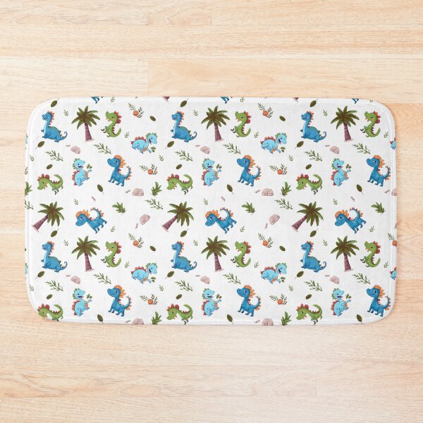 Item preview, cute dinos seamless pattern designed and sold by thesighshop.