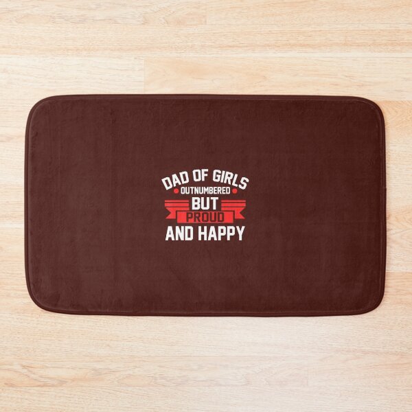 Item preview, Dad of 	 outnumbered but proud and happy Dad 		 designed and sold by lfmksbdqgc69.