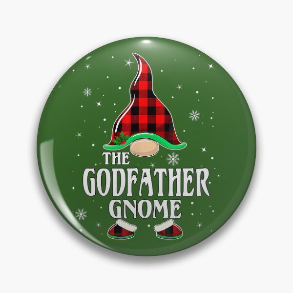 Item preview, Godfather Gnome Buffalo Plaid Matching Family Christmas 		 designed and sold by zlqoeyetfa46.