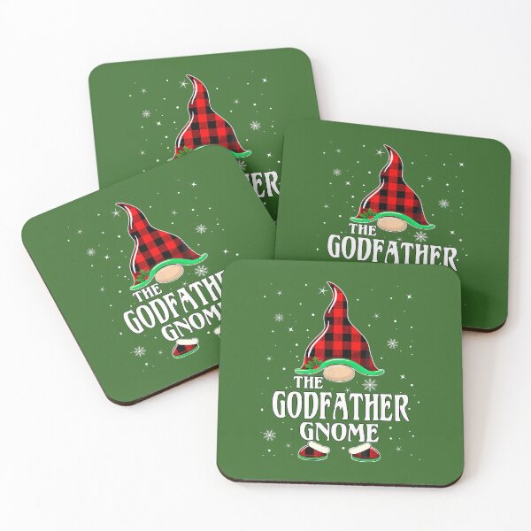 Item preview, Godfather Gnome Buffalo Plaid Matching Family Christmas 		 designed and sold by zlqoeyetfa46.