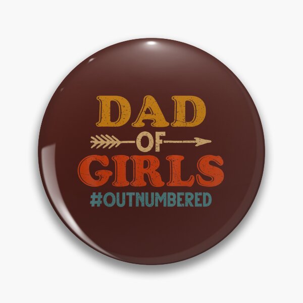 Item preview, Dad of 	 Outnumbered Vintage 	 Father's Day 	 		 designed and sold by lfmksbdqgc69.