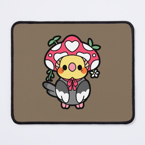 Item preview, Mushroom Cockatiel designed and sold by blirbos.