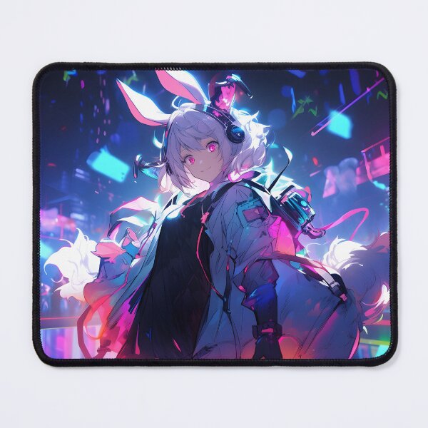 Item preview, Y2K Aesthetic - Lunar Leporidae: Anime Bunny Girl designed and sold by Cosmic-Canvases.
