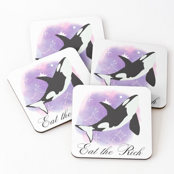 Item preview, Eat the Rich Orcas designed and sold by Ashley Gagnon.