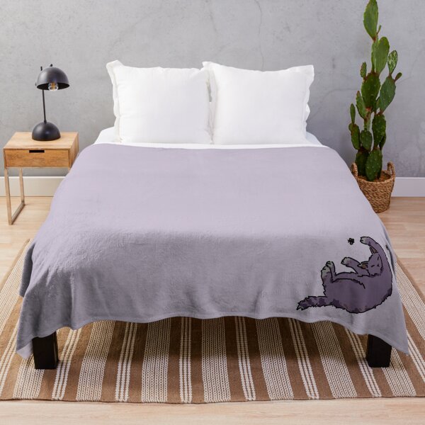 Item preview, purple rolling kitty designed and sold by small things club.