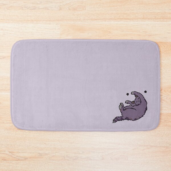 Item preview, purple rolling kitty designed and sold by small things club.