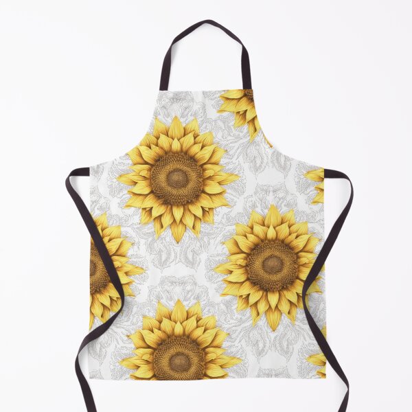 Item preview, Watercolor Sunflower seamless pattern designed and sold by Bitekiprintz.