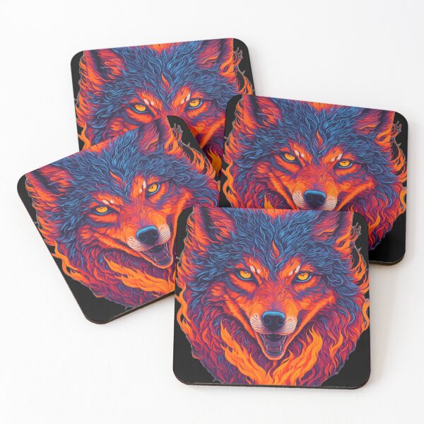 Item preview, Abstract Fire Wolf designed and sold by SatraDesign.