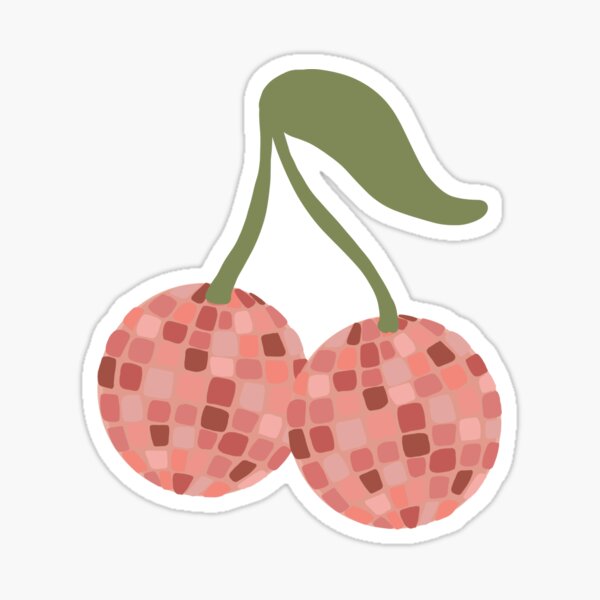 Heart Cherries Sticker for Sale by emiface