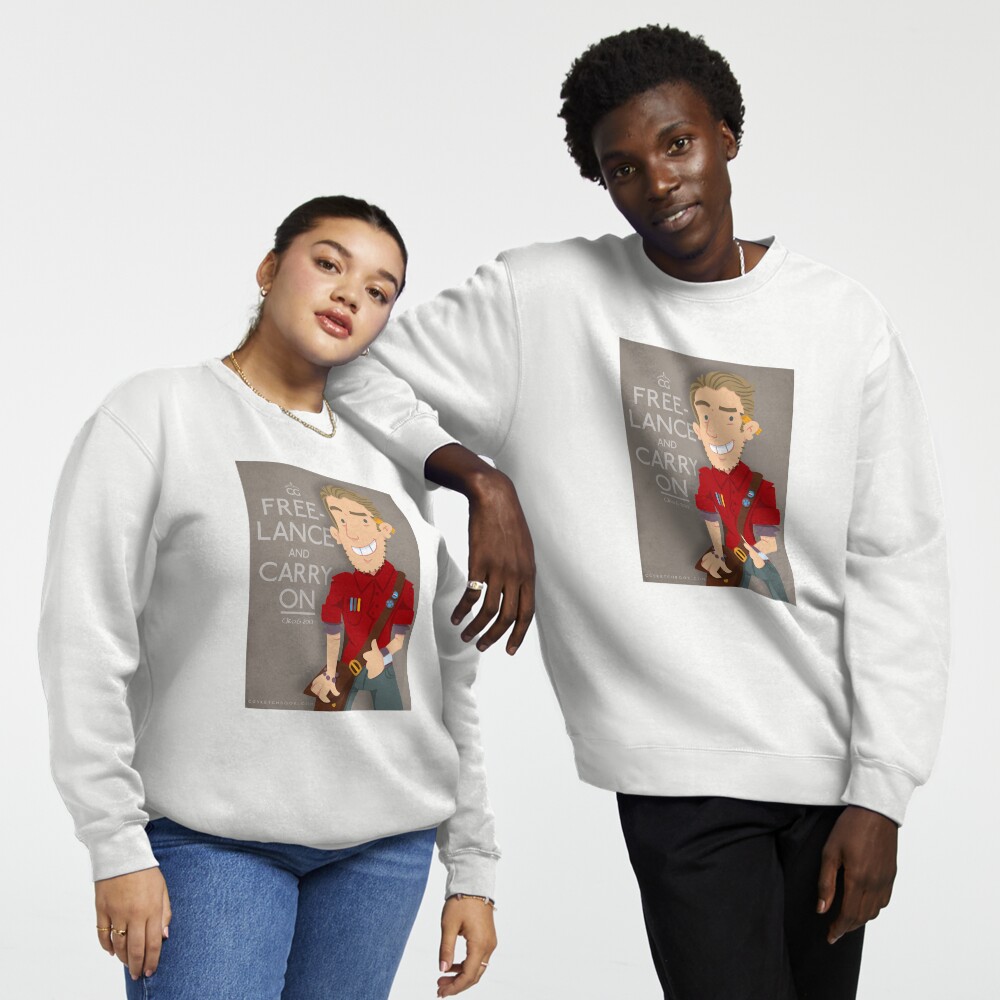 Item preview, Pullover Sweatshirt designed and sold by cgsketchbook.