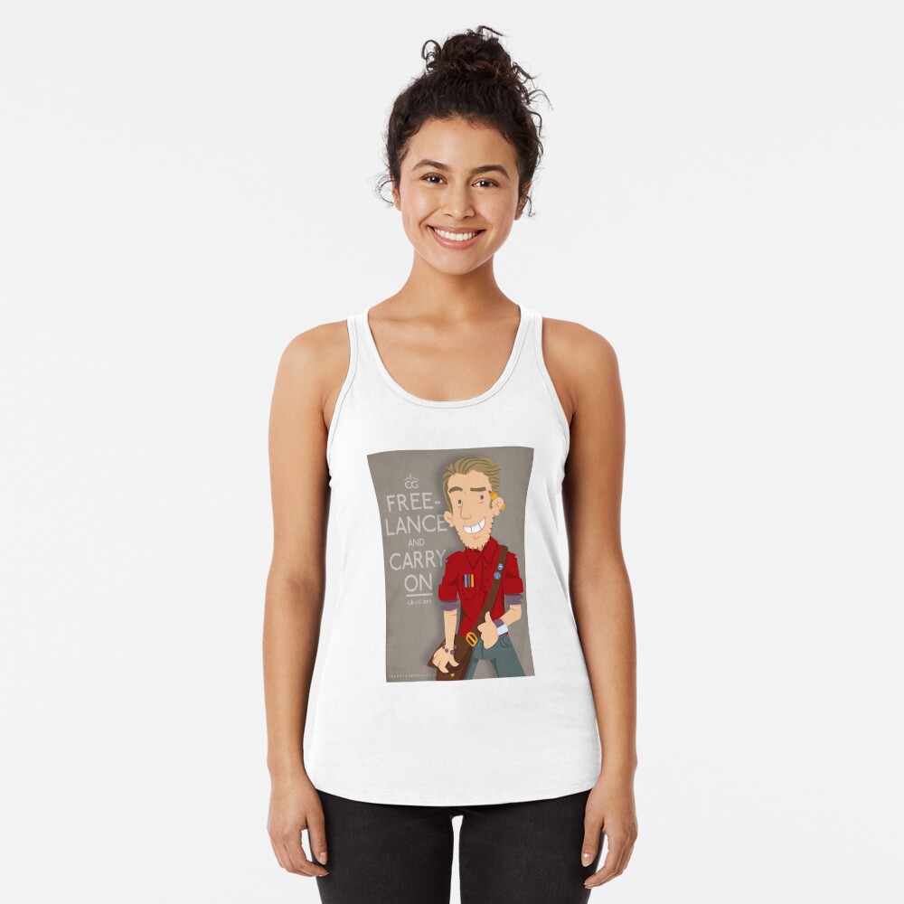 Item preview, Racerback Tank Top designed and sold by cgsketchbook.