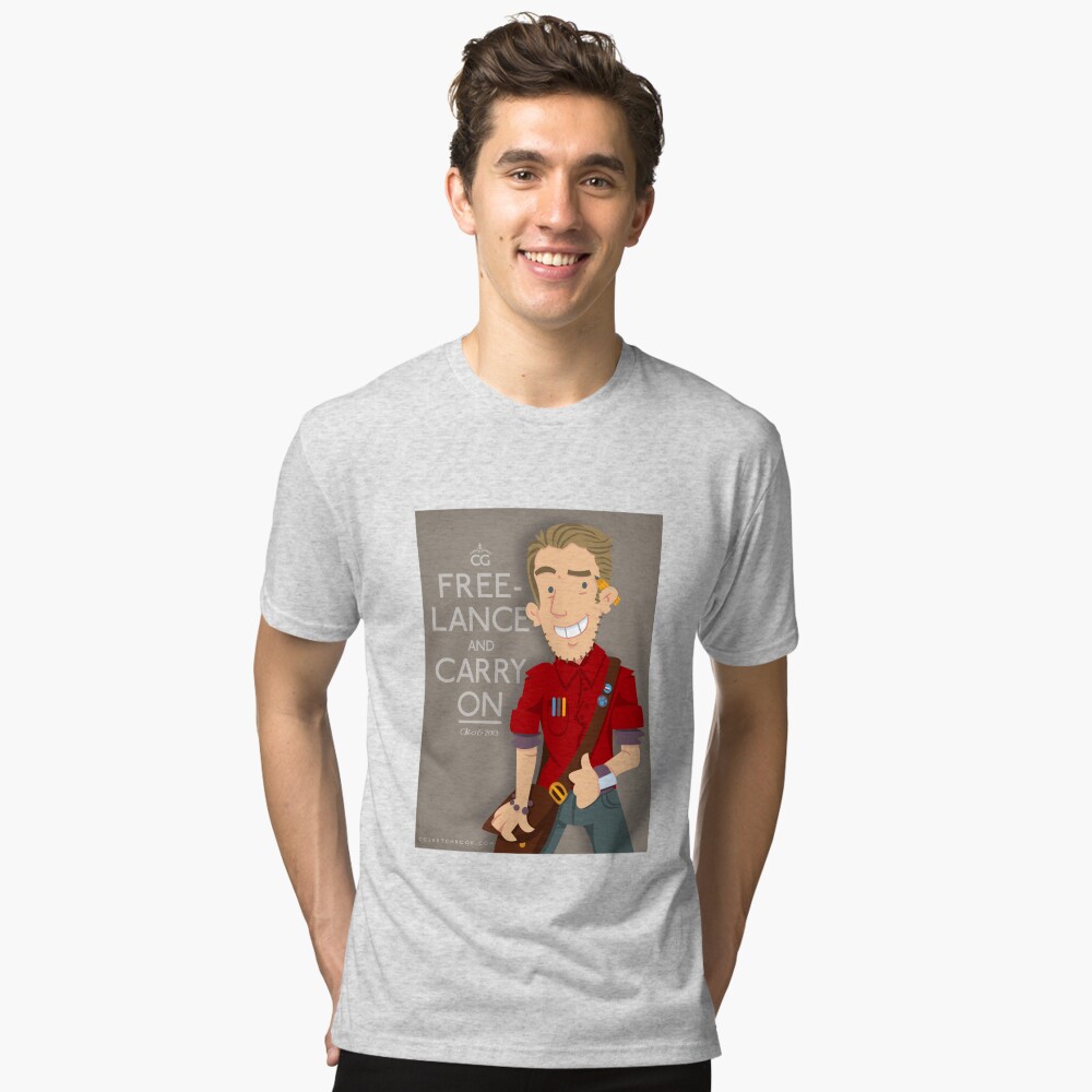 Item preview, Tri-blend T-Shirt designed and sold by cgsketchbook.