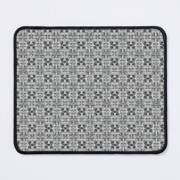 Item preview, Black and white pattern with 4 identical tiles designed and sold by melridger.