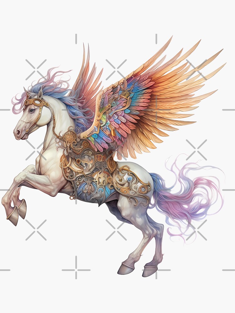 Pegasus Mythical Flying Horse Drawing High-Res Vector Graphic - Getty Images