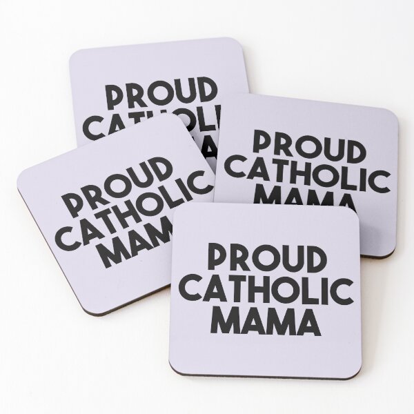 Item preview, Proud Catholic Mama : Black designed and sold by TheCatholicLady.