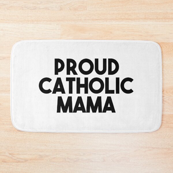 Item preview, Proud Catholic Mama : Black designed and sold by TheCatholicLady.