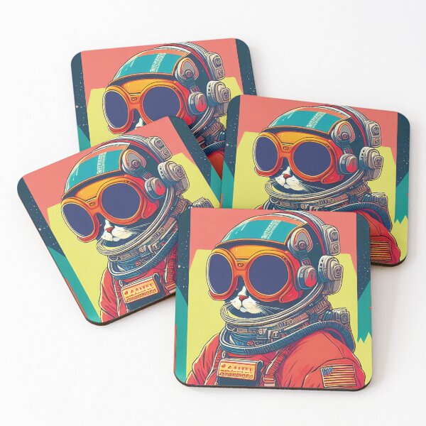Item preview, Space Cats: Cosmic Illustrations of Feline Astronauts IV designed and sold by OcelotStore.