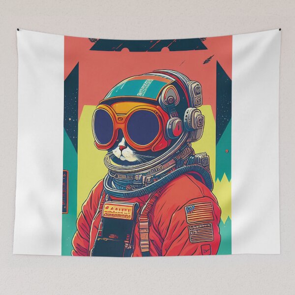 Item preview, Space Cats: Cosmic Illustrations of Feline Astronauts IV designed and sold by OcelotStore.