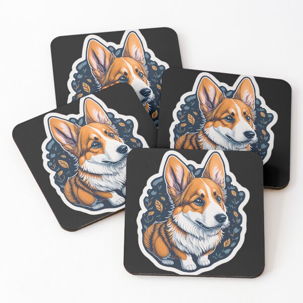Artikelvorschau, Pembroke Welsh Corgi (Aufkleber und Ausdruck) entworfen und verkauft von Sir Elgin Ortiz.