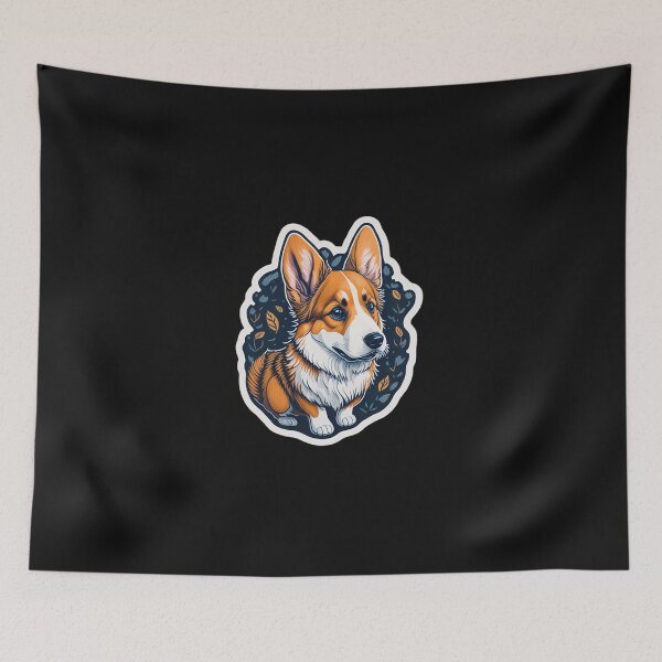 Item preview, Pembroke Welsh Corgi (Sticker and Print Out) designed and sold by Sir Elgin Ortiz.