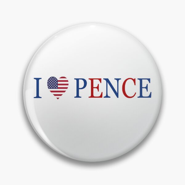 Item preview, Patriotic I Heart Love Mike Pence Flag designed and sold by TinyStarAmerica.