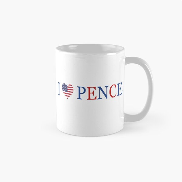 Item preview, Patriotic I Heart Love Mike Pence Flag designed and sold by TinyStarAmerica.