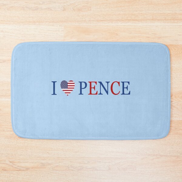 Item preview, Patriotic I Heart Love Mike Pence Flag designed and sold by TinyStarAmerica.