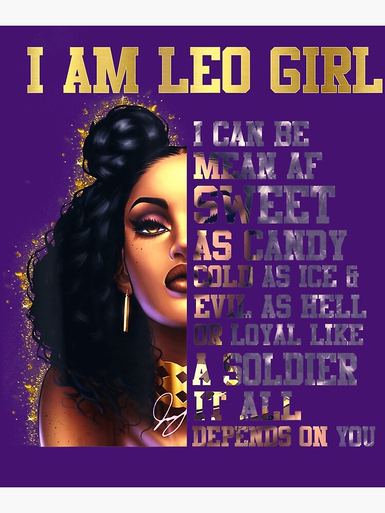 I Am Leo Black Queen Cancer Leo Bday July Greeting Card