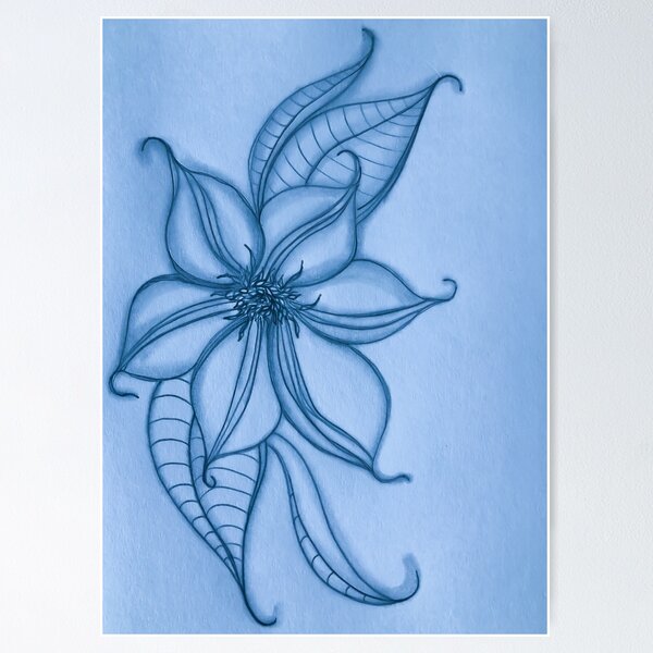 Item preview, Blue Botanical  designed and sold by JesusFitArt.