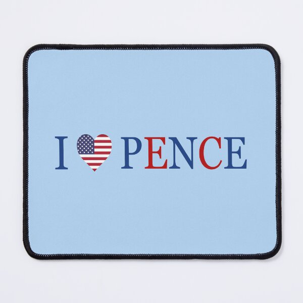 Item preview, Patriotic I Heart Love Mike Pence Flag designed and sold by TinyStarAmerica.