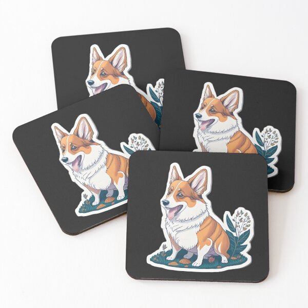 Artikelvorschau, Pembroke Welsh Corgi (Aufkleber und Ausdruck) entworfen und verkauft von Sir Elgin Ortiz.