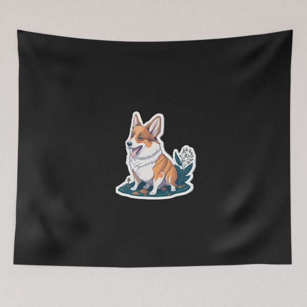 Item preview, Pembroke Welsh Corgi (Sticker and Print Out) designed and sold by Sir Elgin Ortiz.