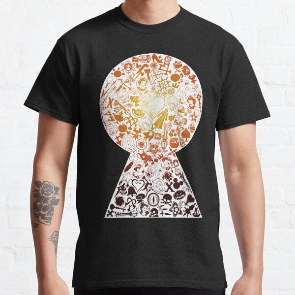 Kingdom Hearts - Keyhole (orange) Classic T-Shirt