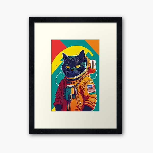 Item preview, Space Cats: Cosmic Feline Astronaut Illustrations V designed and sold by OcelotStore.