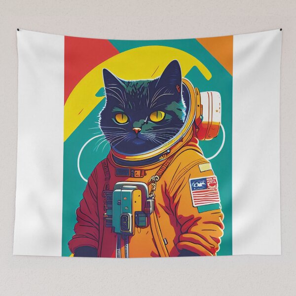Item preview, Space Cats: Cosmic Feline Astronaut Illustrations V designed and sold by OcelotStore.