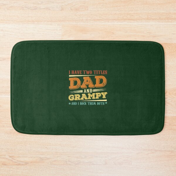 Item preview, I Have Two Titles Dad And Grampy 	 Retro Decor Grandpa 	 	 designed and sold by nueibtga5.