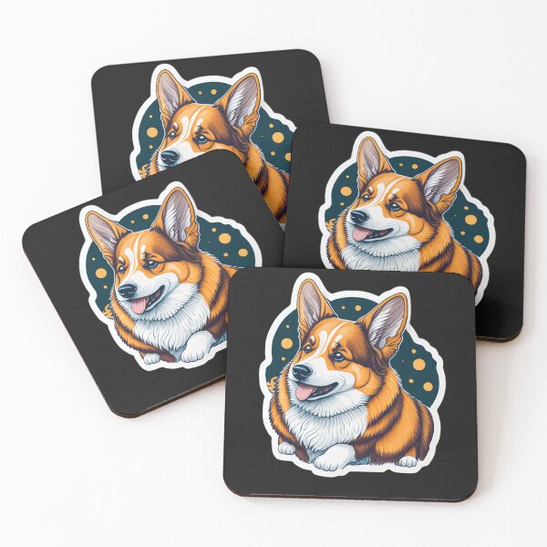 Artikelvorschau, Pembroke Welsh Corgi (Aufkleber und Ausdruck) entworfen und verkauft von Sir Elgin Ortiz.