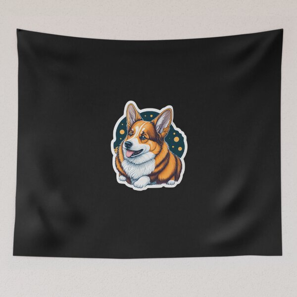 Item preview, Pembroke Welsh Corgi (Sticker and Print Out) designed and sold by Sir Elgin Ortiz.