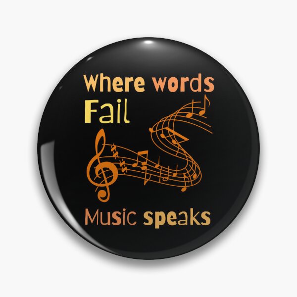 Item preview, Where words fail Music speaks designed and sold by Hiremeamerica.