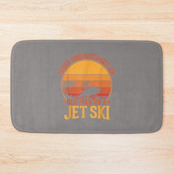 Artikelvorschau, Vintage Wasser-Jet-Ski-Spaß am Strand für Männer, Retro-Jet-Ski entworfen und verkauft von LaurieDNorman.