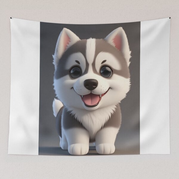 Item preview, Playful Husky Chibi designed and sold by Rothnaric.