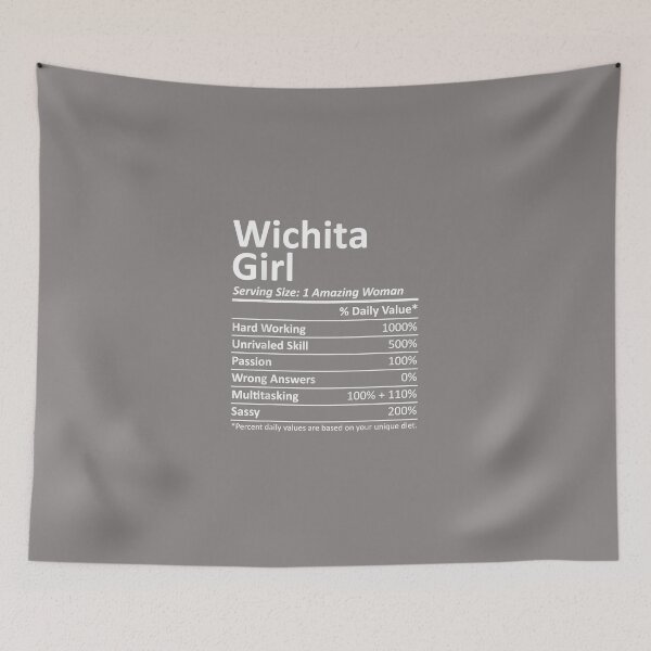 Item preview, WICHITA GIRL KS KANSAS Funny City Home Roots USA Gift  designed and sold by LaurieDNorman.