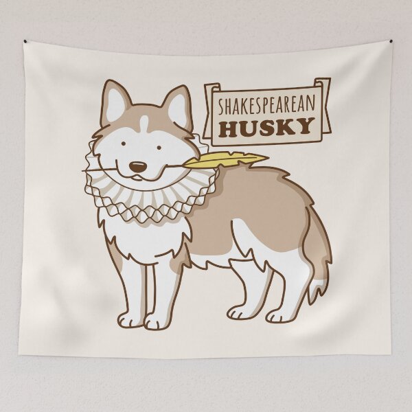 Item preview, Shakespearean Husky designed and sold by Wlaurence.