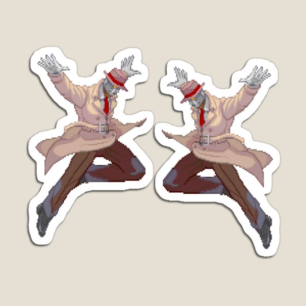 Ryu Fighting Stance SF3 Magnet for Sale by ropified