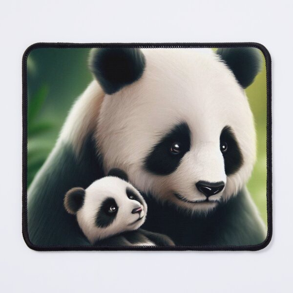 Item preview, Panda Bear with Cub - Cute Baby Animals designed and sold by baby-animal-art.