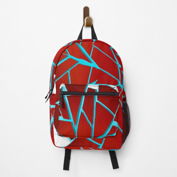Item preview, Bright red broken heart with shattered pieces with a light blue background designed and sold by DaveDanchuk.
