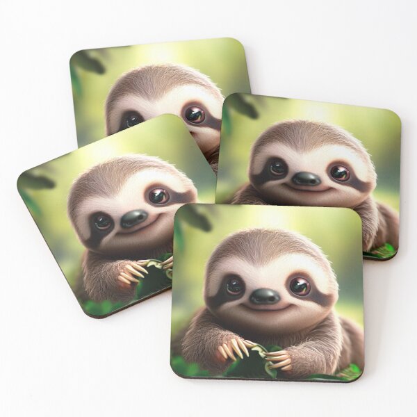 Item preview, Cute Sloth - Cute Baby Animals designed and sold by baby-animal-art.